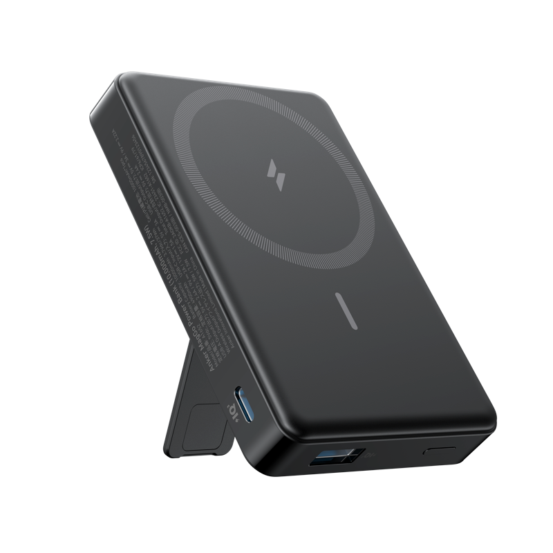 Anker MagGo Power Bank (10,000mAh, 7.5W, Stand) | マグネット式ワイヤレス充電器の製品情報