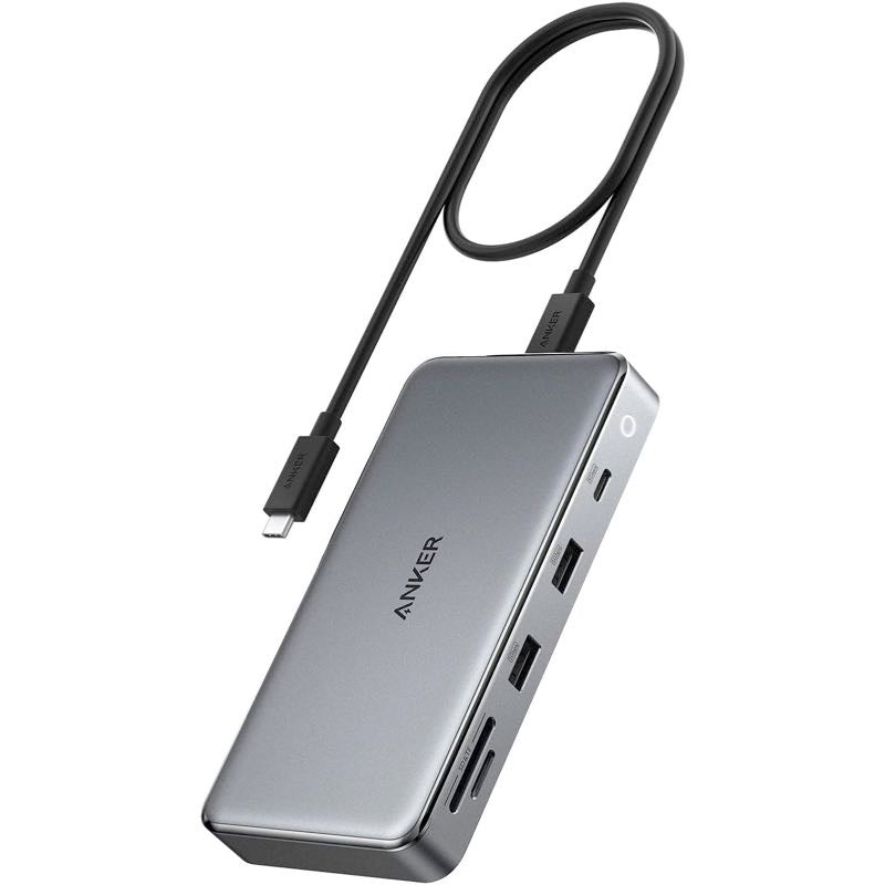 Anker 563 USB-C ハブ (10-in-1, Dual 4K HDMI, for MacBook) USB-C ハブの製品情報 –  Anker Japan 公式サイト