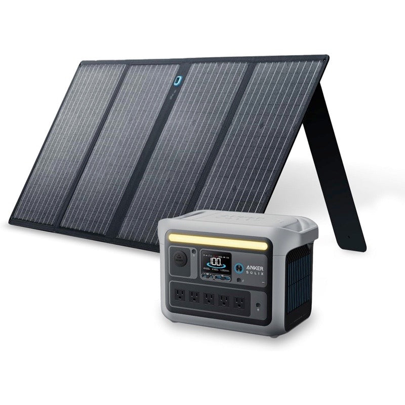 Anker Solix C800 Portable Power Station with 625 Solar Panel (100W) |  ポータブル電源とソーラーパネルのセットの製品情報