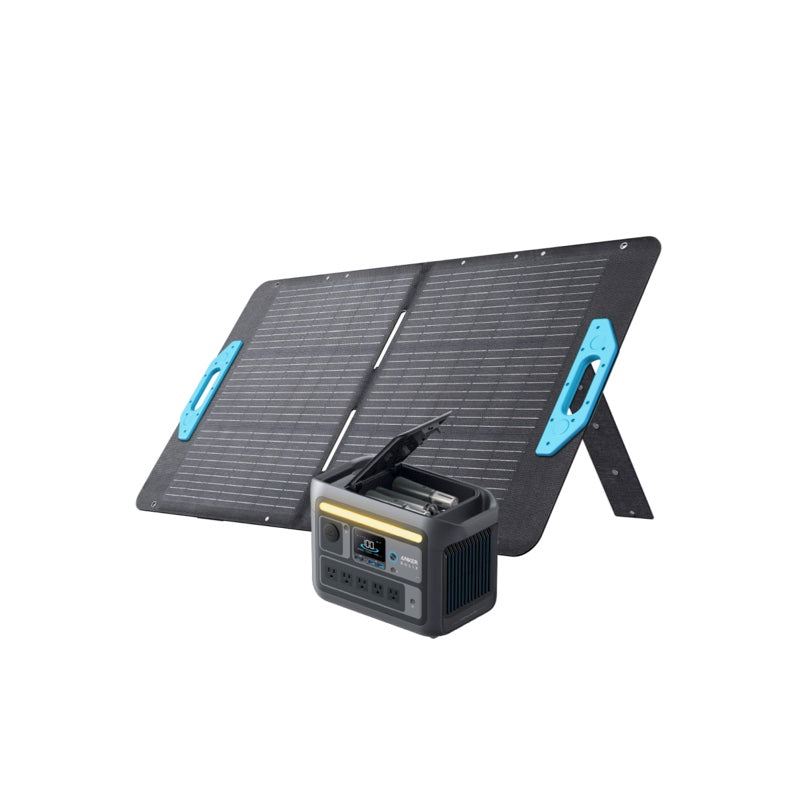 Anker Solix C800 Plus Portable Power Station with Anker Solix PS100  Portable Solar Panelポータブル電源とソーラーパネルのセットの製品情報