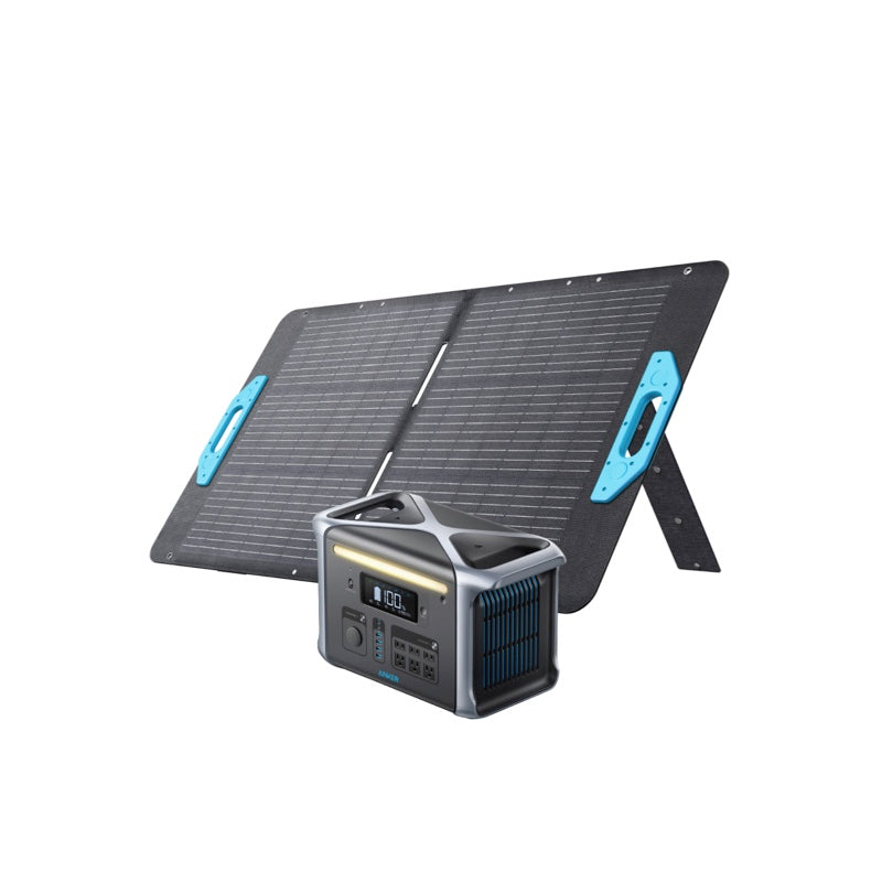 Anker 757 Portable Power Station (PowerHouse 1229Wh) with Anker Solix PS100  Portable Solar Panel｜ポータブル電源とソーラーパネルのセットの製品情報