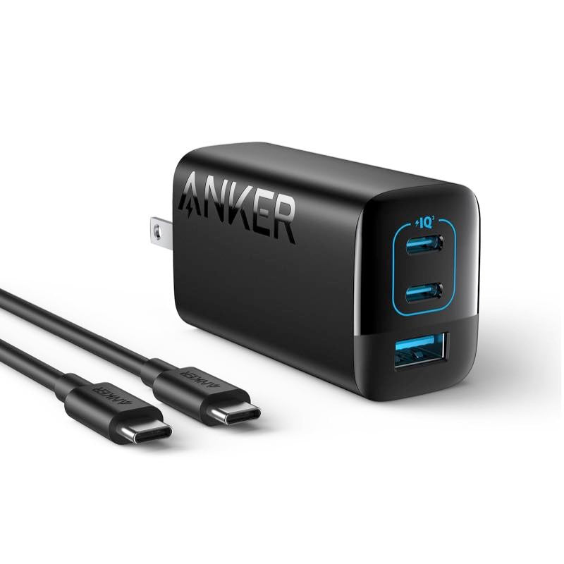 Anker Charger (67W, 3-Port) with USB-C & USB-C ケーブル | 急速