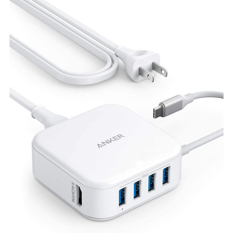 Anker PowerPort 5-in-1 37.5W Hub | USBハブ一体型急速充電器の製品