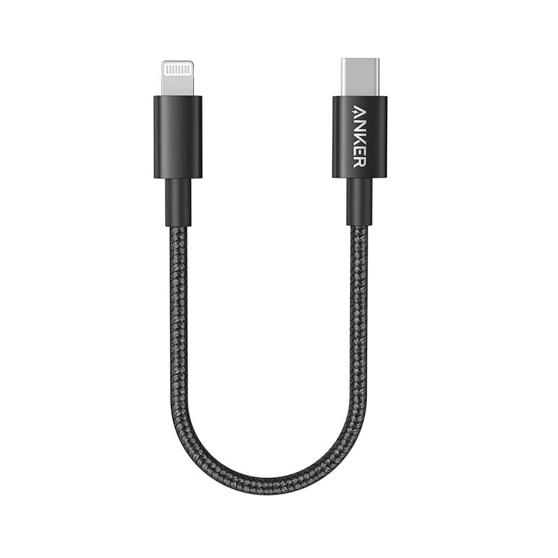 Anker 高耐久ナイロン USB-C & ライトニング ケーブル (0.3m