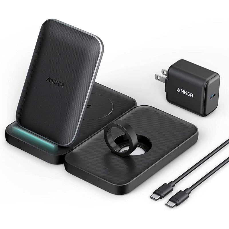 Anker 533 Wireless Charger (3-in-1 Stand) | ワイヤレス充電器の製品 ...