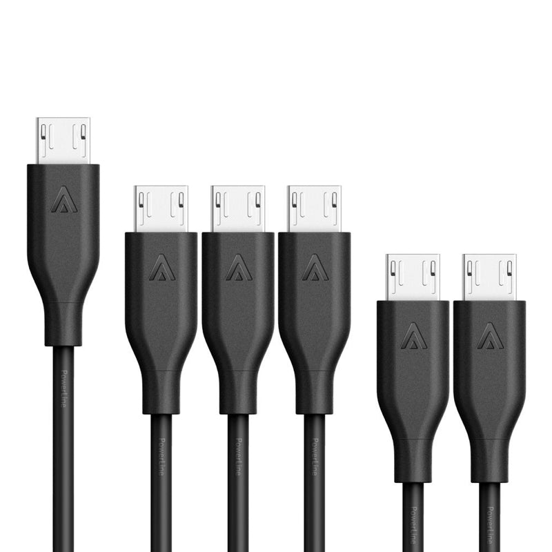 Anker PowerLine Micro USB ケーブル 6本セット | Micro USB ケーブル 