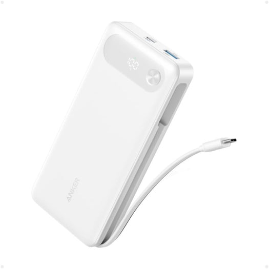 Anker Power Bank (20000mAh, 87W, Built-In USB-C ケーブル)