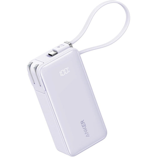 Anker Power Bank (10000mAh, Fusion, Built-In USB-C ケーブル)