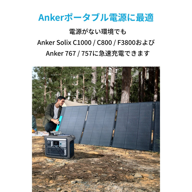 Anker Solix PS400 Portable Solar Panel | ソーラーパネルの製品情報