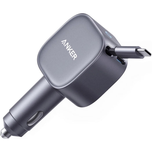 Anker Nano Car Charger (75W, 巻取り式 USB-Cケーブル)