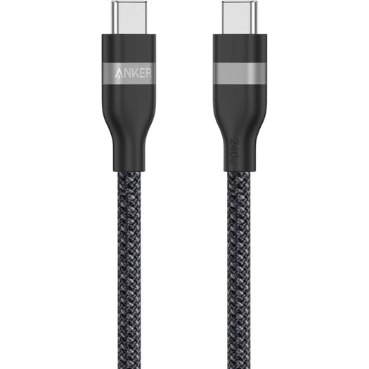 Anker USB-C & USB-C ケーブル (0.9m, 240W, 高耐久ナイロン)