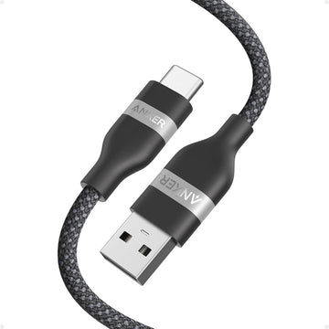 Anker USB-C & USB-A ケーブル (高耐久ナイロン) 1.8m