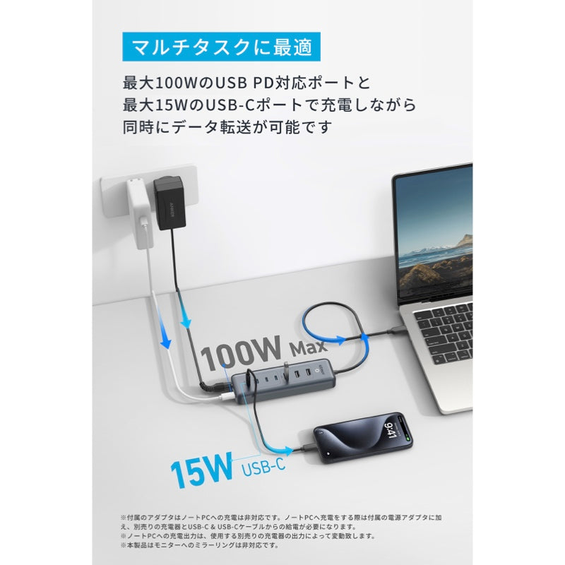 Anker USB-C データ ハブ 8-in-1 5Gbps A83075A1