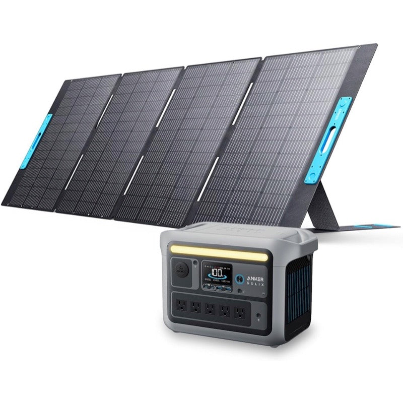 Anker Solix C800 Portable Power Station with Solix PS400 Portable 
