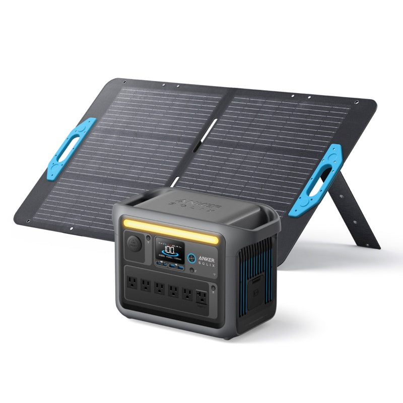 【予約販売】Anker Solix C1000 Portable Power Station with Anker Solix PS100 Portable Solar Panel