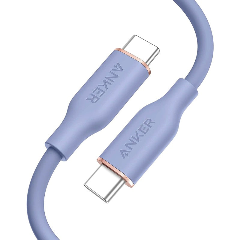 Anker PowerLine III Flow USB-C & USB-C (USB Type-C) ケーブル 0.9m 