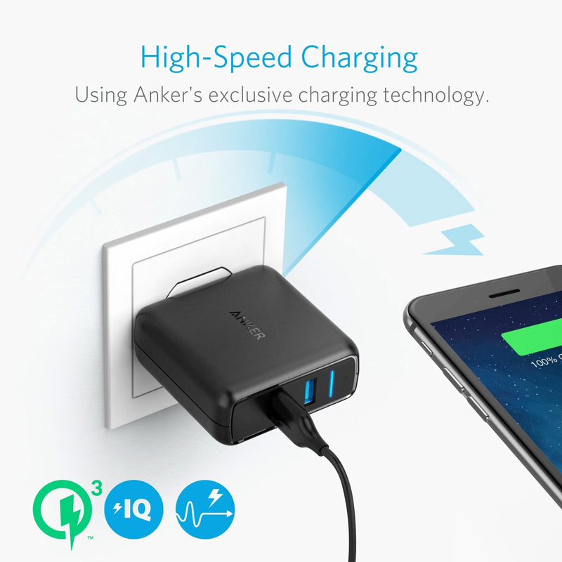 PowerPort Speed 2 Quick Charge 3.0｜急速充電器の製品情報 – Anker