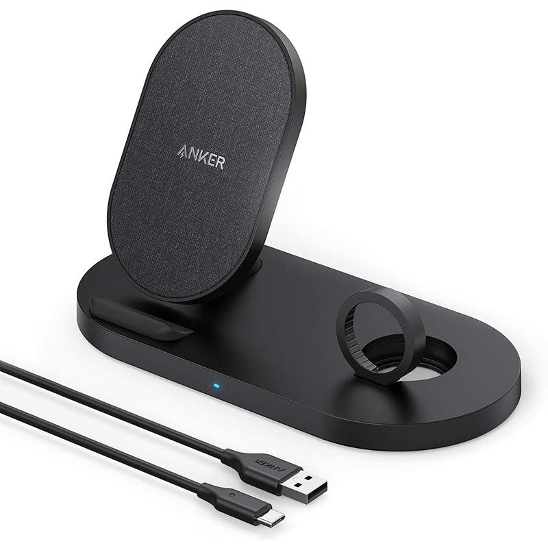 Anker PowerWave 2-in-1 Stand with Watch Charging Cable Holder