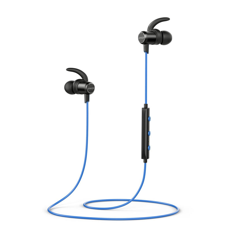 anker soundbuds slim bluetoothイヤホン ipx5 ブルー