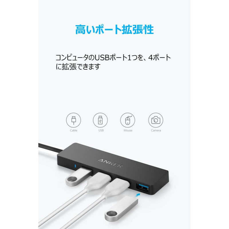 Anker 4-Port Ultra-Slim USB 3.0 Hub｜USBハブの製品情報 – Anker