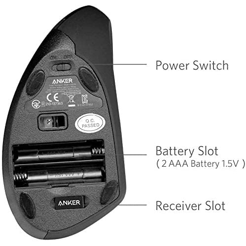 Anker 2.4G ワイヤレスマウス | ワイヤレスマウスの製品情報 – Anker 
