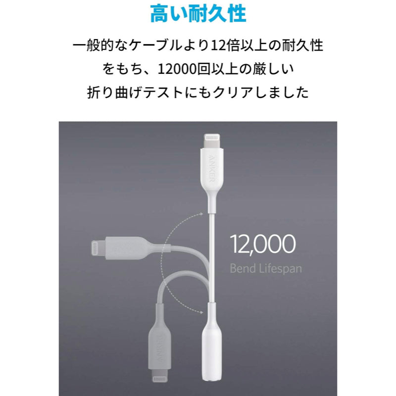 Anker 3.5mm オーディオアダプター & ライトニングUSB コネクター