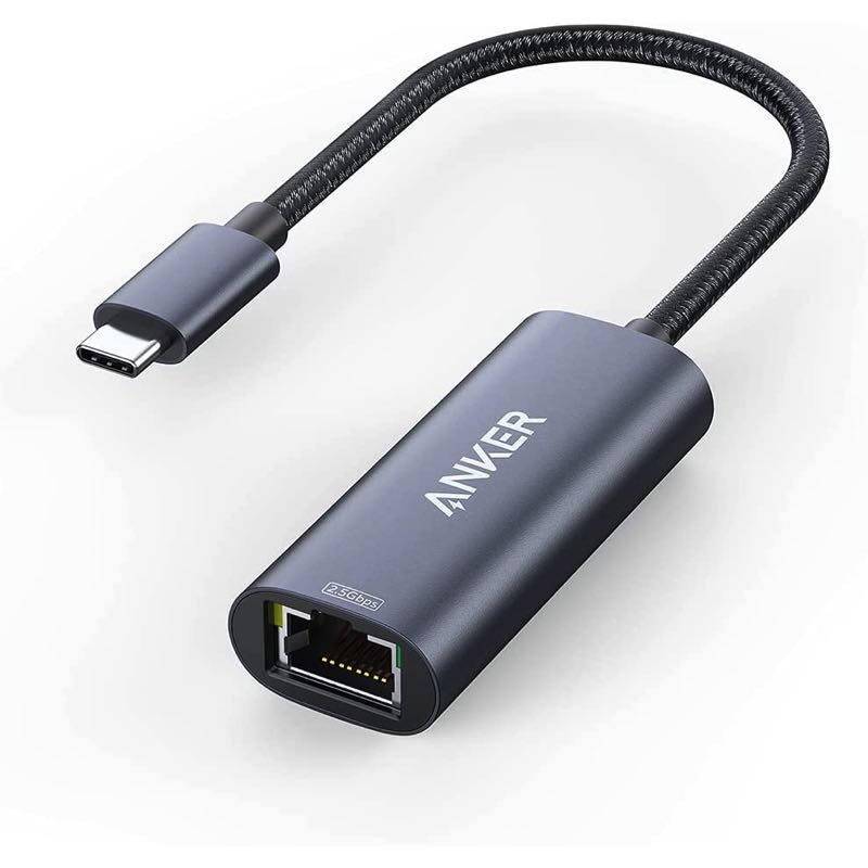 Anker A83160A1 グレー PowerExpand USB-C & 2.5Gbps イーサネットアダプタ