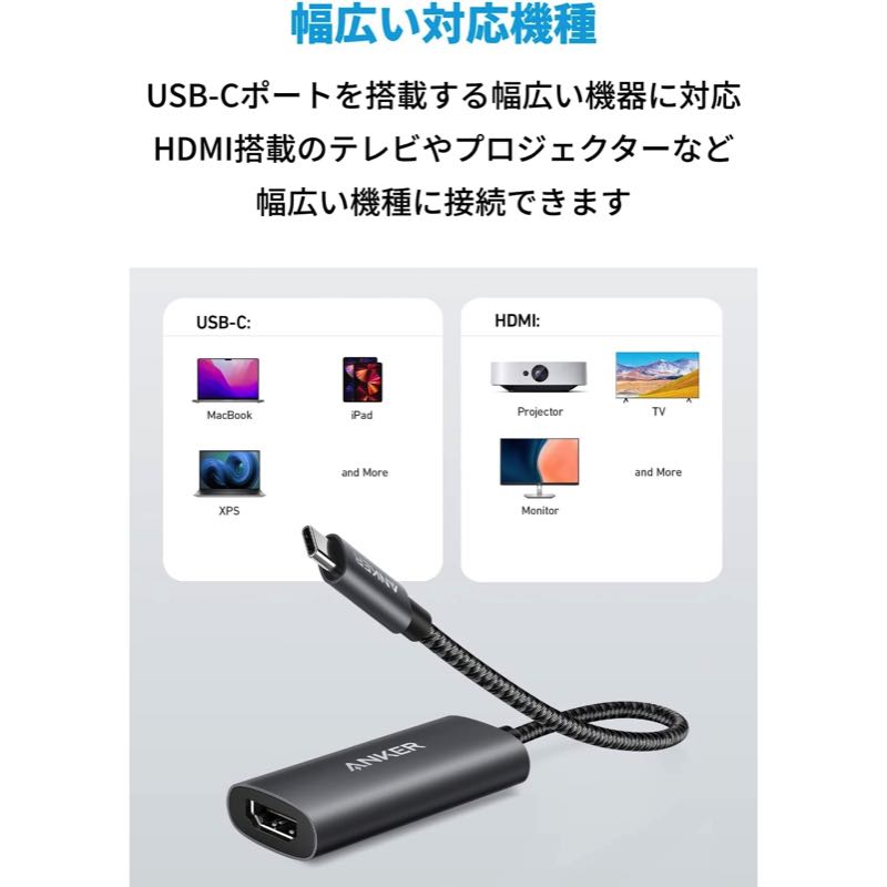 Anker 518 USB-C Adapter (8K HDMI) A8317HA1
