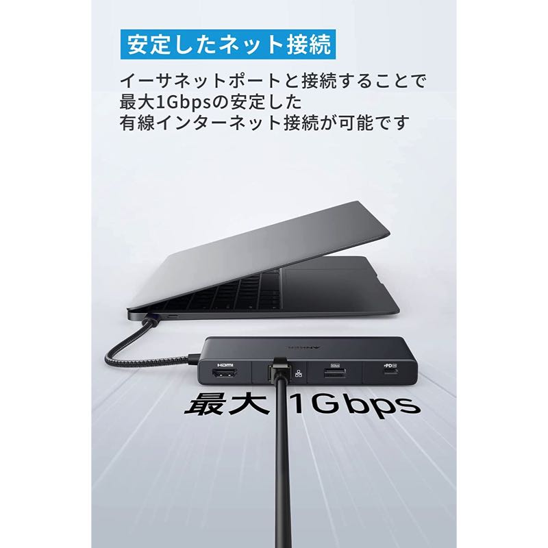 Anker 552 USB-C ハブ (9-in-1 4K HDMI) A8373H11