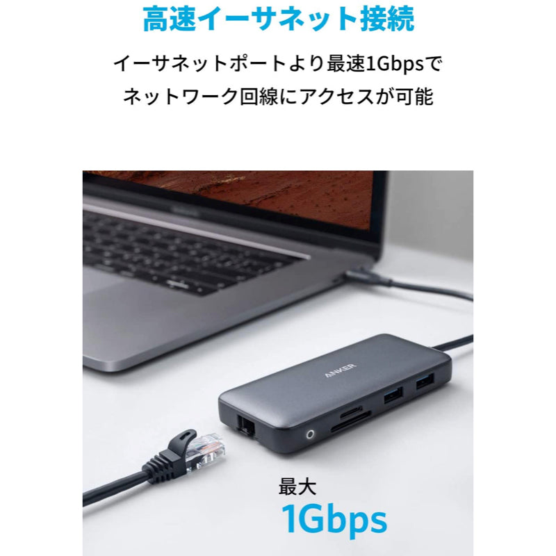 Anker PowerExpand 8-in-1 USB-C PD メディアハブ