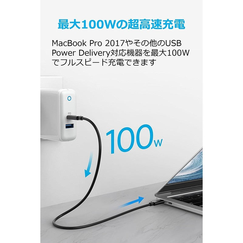 USB-C & USB-C Thunderbolt 3 Cable (50cm)｜PD対応 USB-C ケーブルの