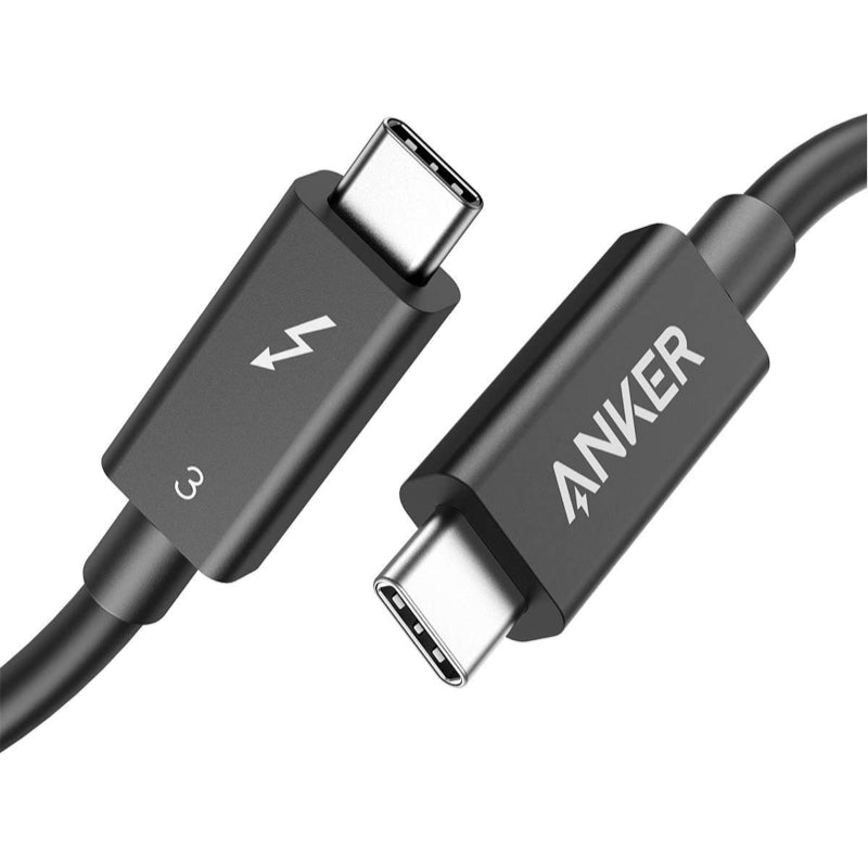 Anker USB-C＆USB-C Thunderbolt 3 ケーブル (0.7m ブラック) | USBC