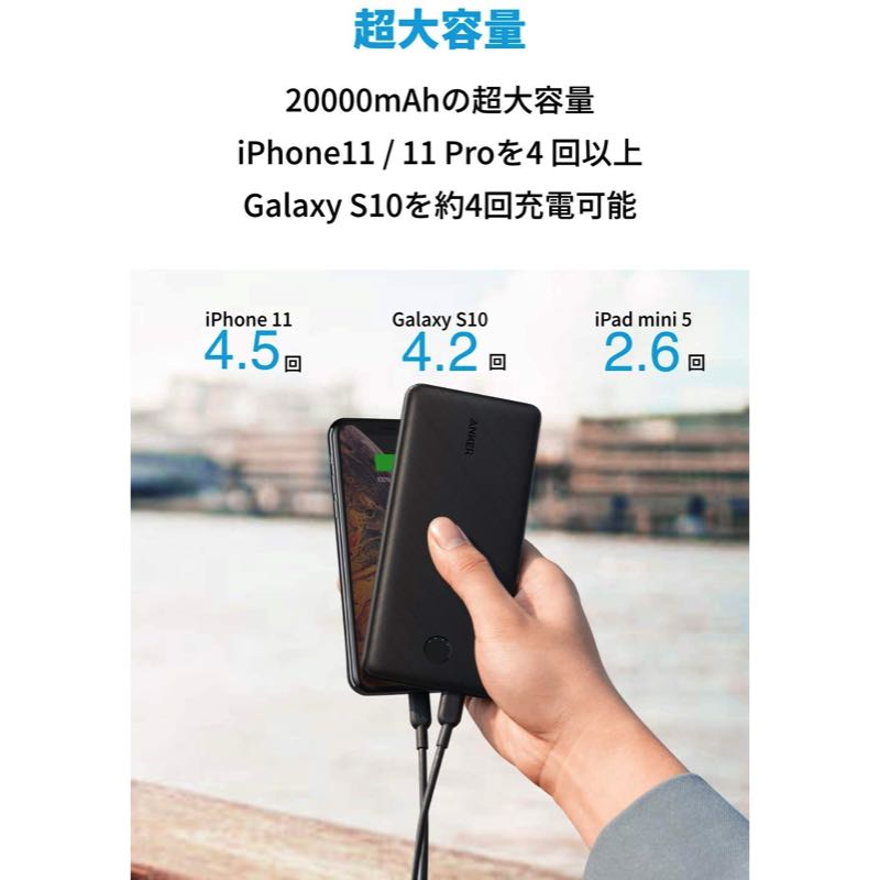 Anker PowerCore Essential 20000 PD with PowerPort III Nano