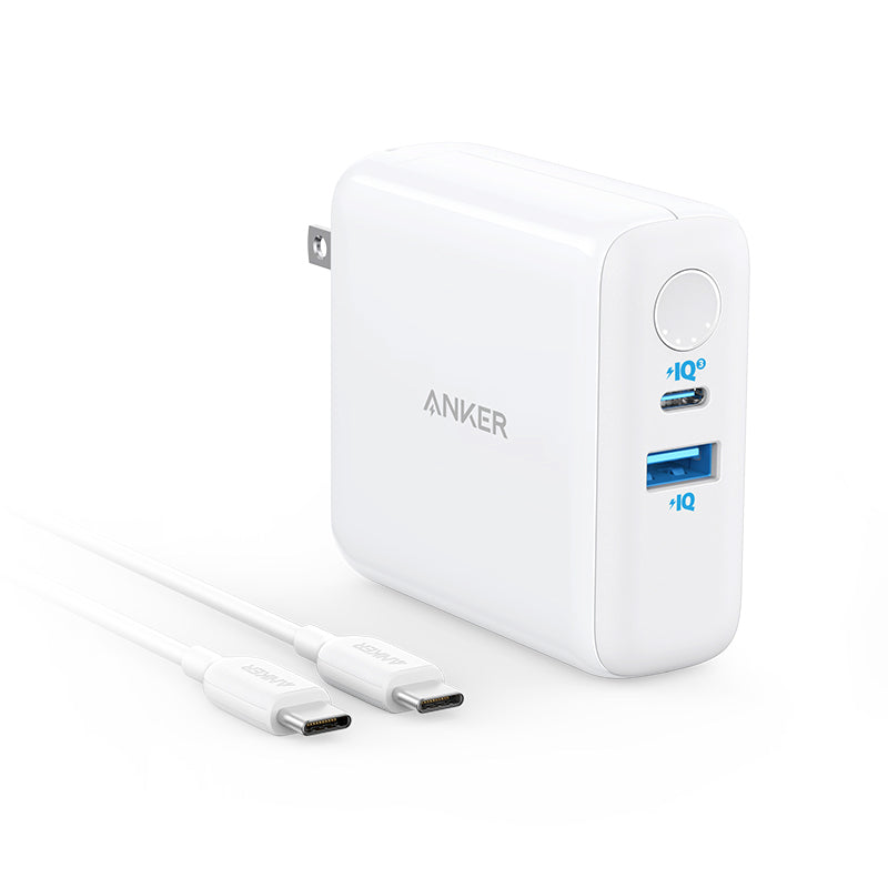 Anker PowerCore III Fusion 5000 USB-C & USB-C ケーブル (1.8m) 付属