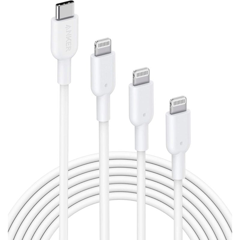 Anker PowerLine II USB-C & ライトニングケーブル (3本セット) | USB