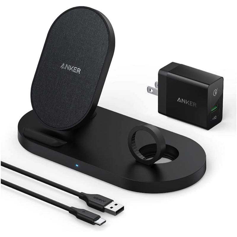 Anker PowerWave Sense 2-in-1 Stand with Watch Charging Cable