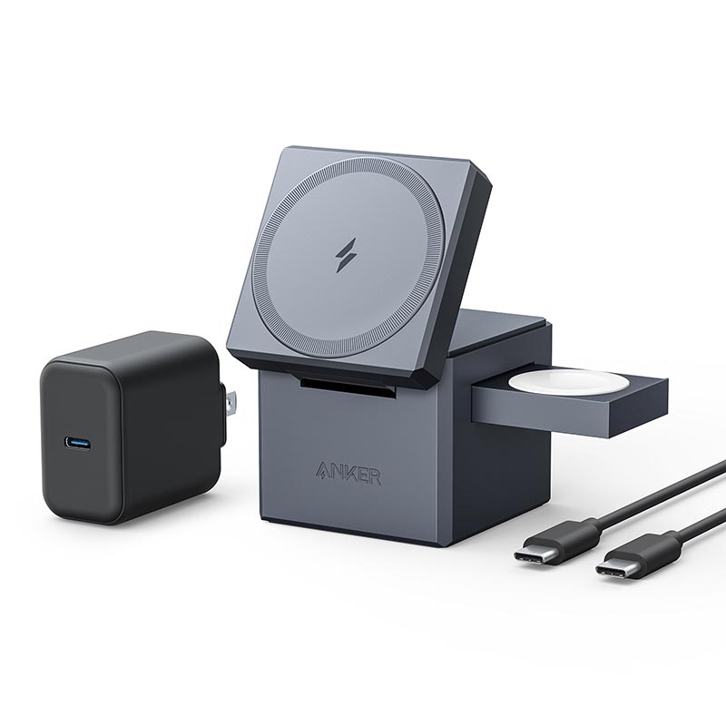 Anker 737 MagGo Charger (3-in-1 Station) | マグネット式ワイヤレス